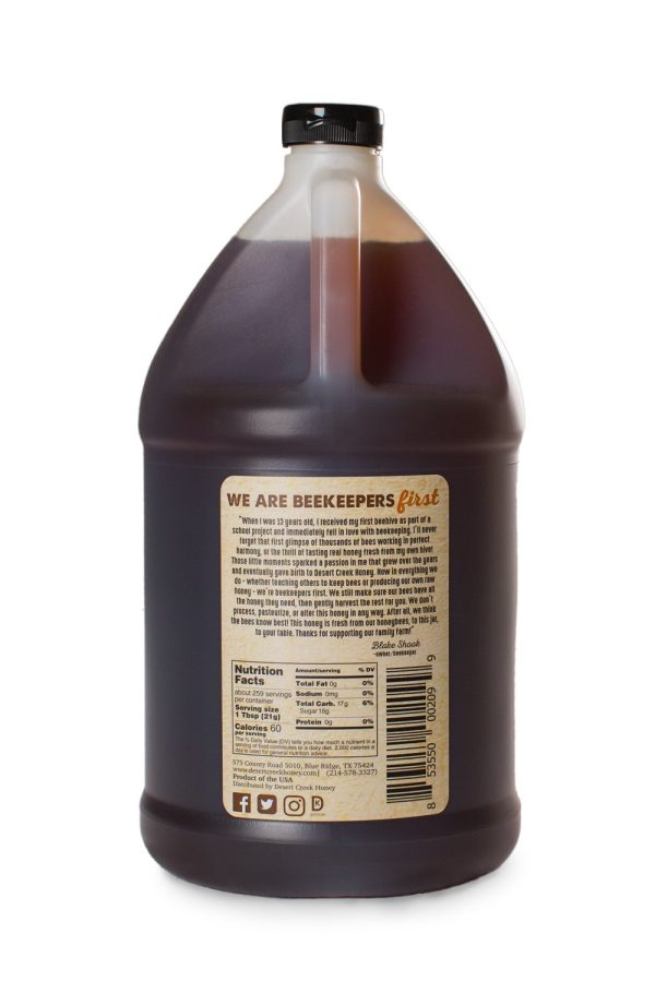 Desert Creek - Raw Honey, Natural Premium and Pure Texas Product - 1 Gallon - Image 5
