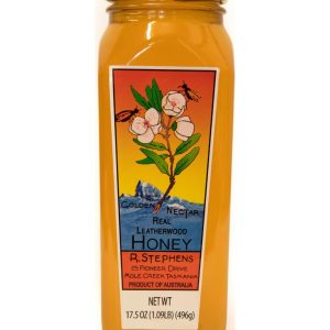 Golden Nectar Organic Leatherwood Honey by R. Stephens - 500g - Made in Australia