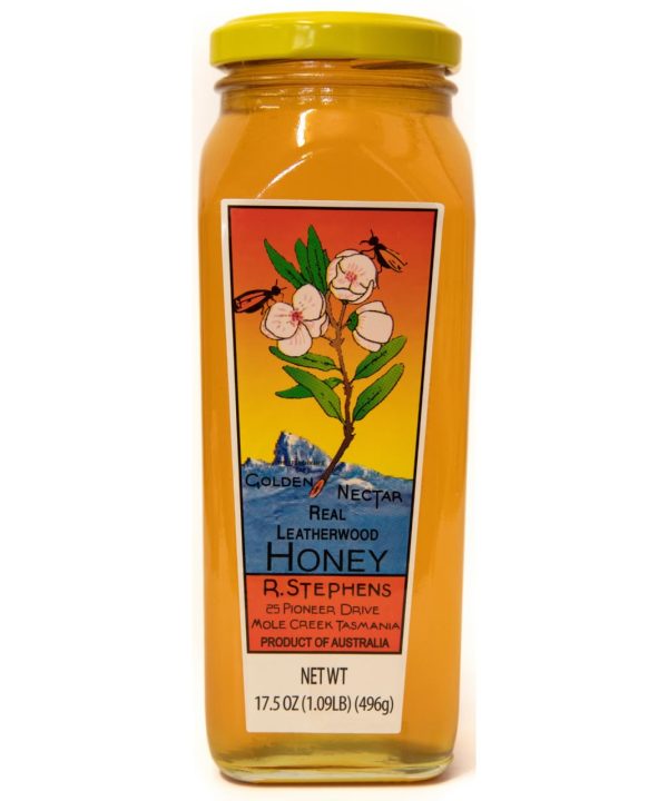 Golden Nectar Organic Leatherwood Honey by R. Stephens - 500g - Made in Australia