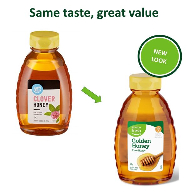Amazon Fresh, Golden Honey, 16 Oz (Previously Happy Belly, Packaging May Vary) - Image 3