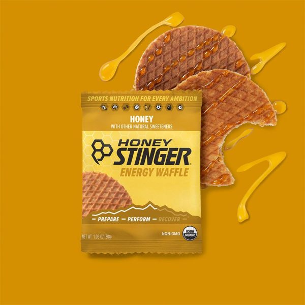 Honey Stinger Organic Waffles - Variety Pack – 12 Count – 4 of Each Flavor – Energy Source for Any Activity – Honey, Vanilla & Chocolate – Plus Sticker and Custom Polybag - Image 5