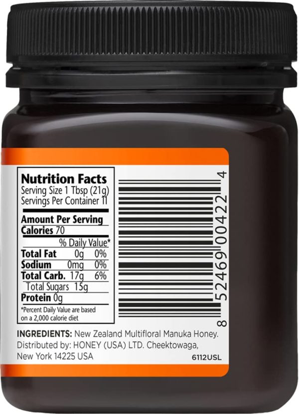MANUKA DOCTOR - MGO 80+ Manuka Honey Multifloral, 100% Pure New Zealand Honey. Certified. Guaranteed. RAW. Non-GMO (8.75oz) - Image 3
