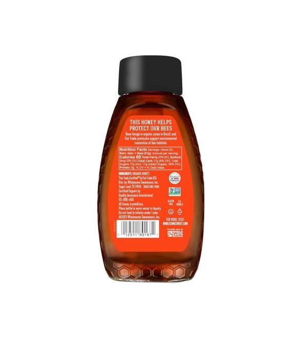 Wholesome, Honey Raw Unfiltered Organic, 16 Ounce - Image 2
