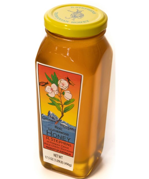 Golden Nectar Organic Leatherwood Honey by R. Stephens - 500g - Made in Australia - Image 3