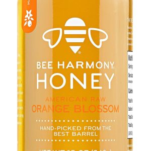 Bee Harmony American Raw Orange Blossom Honey, 12 Ounce