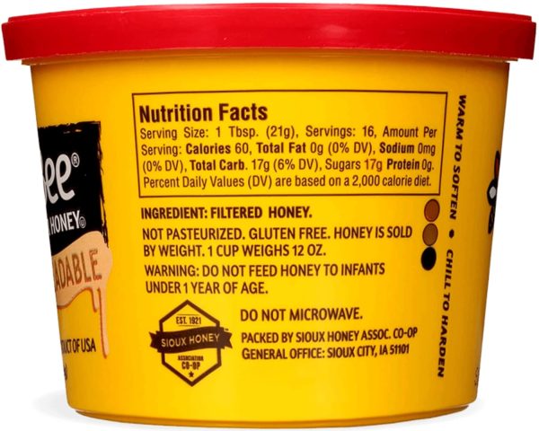 Sue Bee Spun Clover Honey 12 Oz (Pack of 2) - Image 6