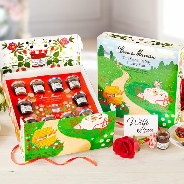 Bonne Maman "Ten Ways to Say I Love You", 9 Mini Fruit Spreads and 1 Honey - Image 3