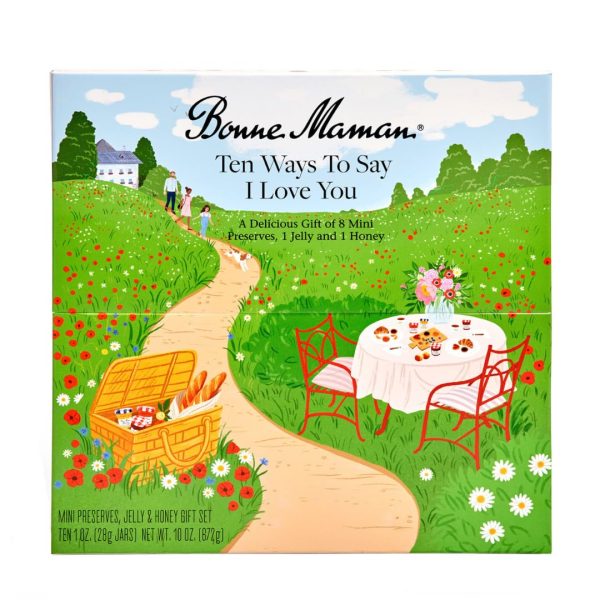 Bonne Maman "Ten Ways to Say I Love You", 9 Mini Fruit Spreads and 1 Honey - Image 4