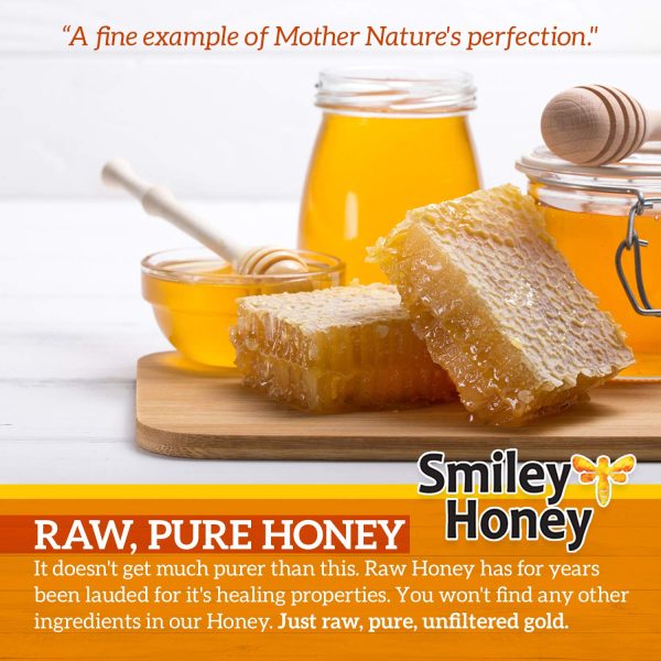Smiley Honey - 100% Tupelo Honey Raw and Unfiltered (16 oz) - Image 2