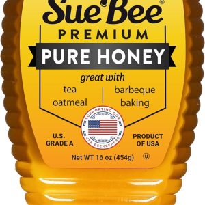 Sue Bee Pure Premium Honey From USA Beekeepers, 16 Ounce (1 LB)