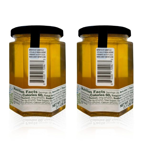 Sanniti Fulmer All Natural Hungarian Acacia Honey, 17.64 oz, (Pack of 2) - Image 2