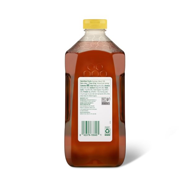 Amazon Fresh, Wildflower Honey, 80 Oz (Previously Happy Belly, Packaging May Vary) - Image 2