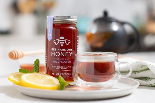 Bee Harmony Honey 5 Pack Variety Pack, 60 Ounce (Clover, Wildflower, Orange Blossom, Berry and Blueberry) - Image 2