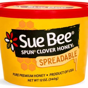 Sue Bee Spun Clover Honey 12 Oz (Pack of 2)