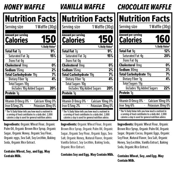 Honey Stinger Organic Waffles - Variety Pack – 12 Count – 4 of Each Flavor – Energy Source for Any Activity – Honey, Vanilla & Chocolate – Plus Sticker and Custom Polybag - Image 6