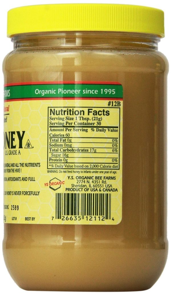 YS Eco Bee Farms Raw Honey - 22 oz (Pack of 6) - Image 2