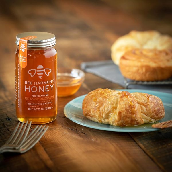 Bee Harmony American Raw Orange Blossom Honey, 12 Ounce - Image 4