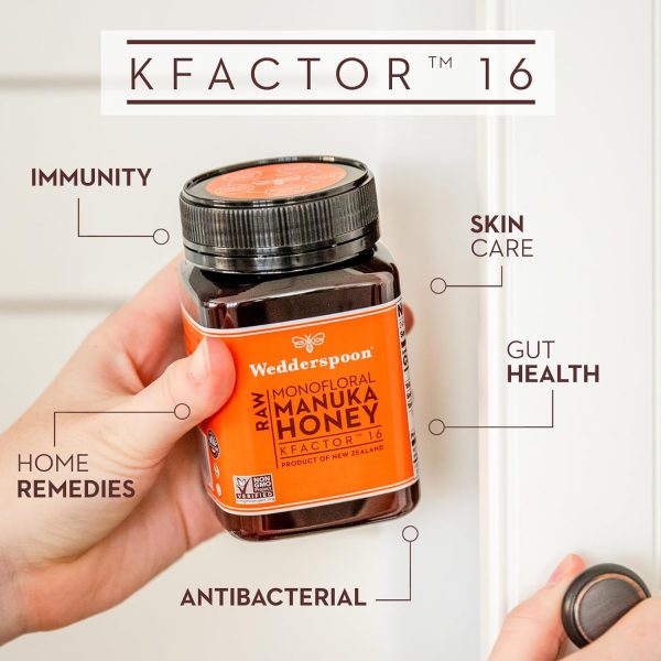 Wedderspoon Raw Premium Manuka Honey, KFactor 16, 17.6 Oz, Unpasteurized, Genuine New Zealand Honey, Traceable from Our Hives to Your Home - Image 6