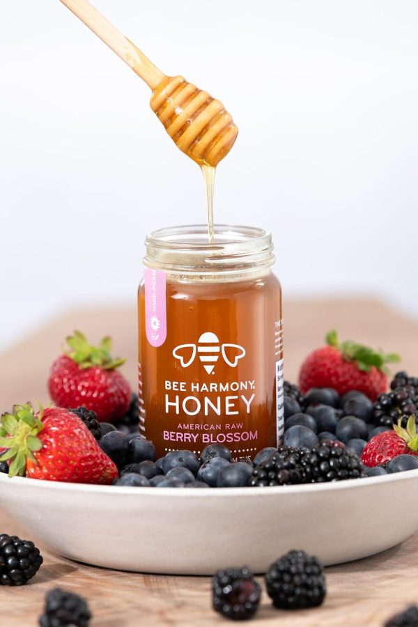 Bee Harmony Honey 5 Pack Variety Pack, 60 Ounce (Clover, Wildflower, Orange Blossom, Berry and Blueberry) - Image 5