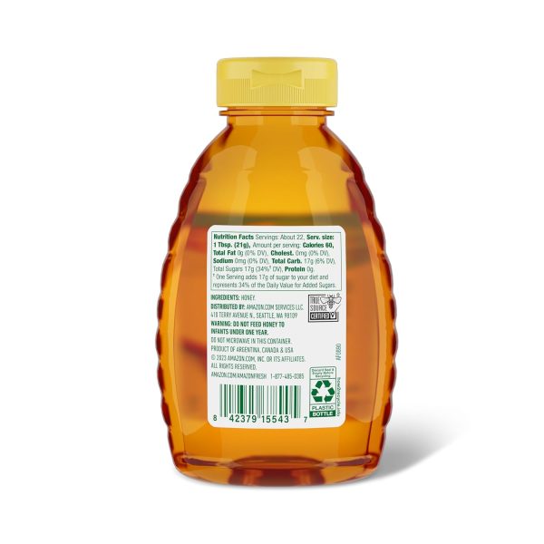 Amazon Fresh, Golden Honey, 16 Oz (Previously Happy Belly, Packaging May Vary) - Image 2