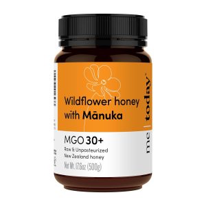 me today - Wildflower Honey with Manuka MGO 30+ from New Zealand (17.6 oz) Authentic, Raw & Unpasteurized