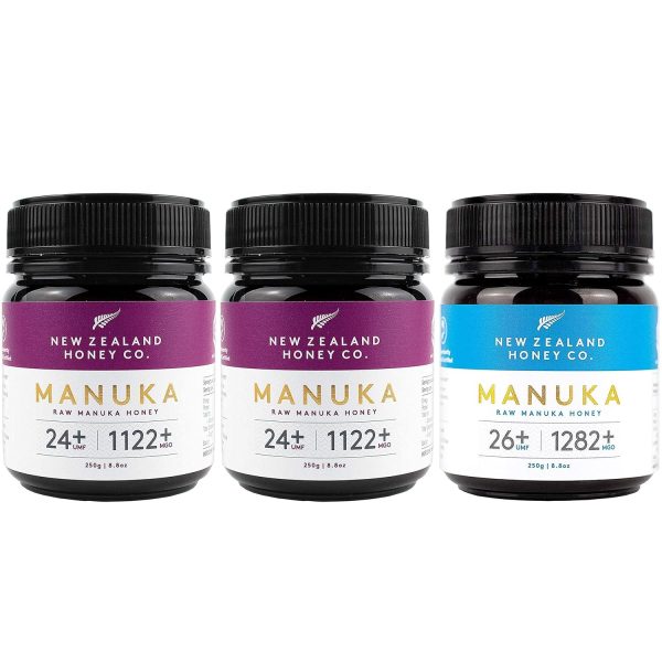 Raw Manuka Honey Bundle - New Zealand Honey Co. UMF 24+ / UMF 26+, UMF Certified / 8.8oz