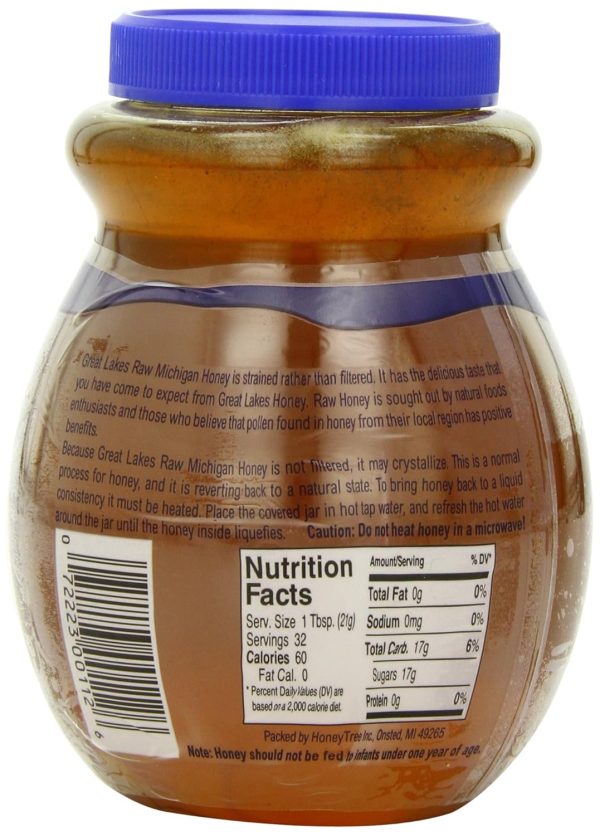HoneyTree Great Lakes Raw Michigan Honey, 24-Ounce - Image 2