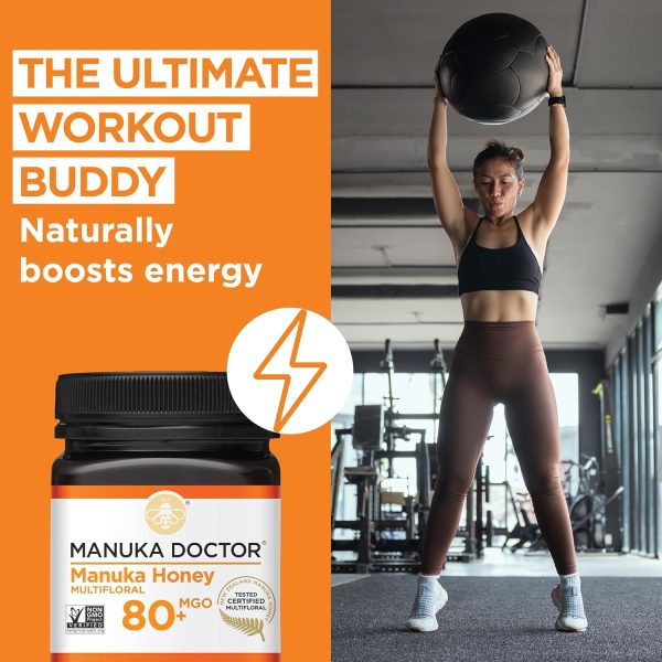 MANUKA DOCTOR - MGO 80+ Manuka Honey Multifloral, 100% Pure New Zealand Honey. Certified. Guaranteed. RAW. Non-GMO (8.75oz) - Image 7