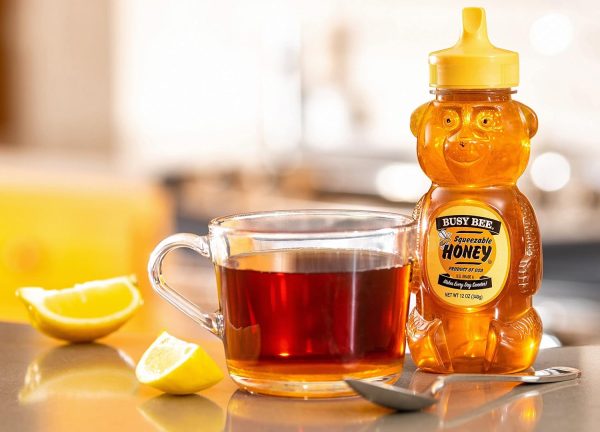 Busy Bee Honey, Grade A Filtered Honey, 12 Ounce (Pack of 3 Honey Bears) - Image 8