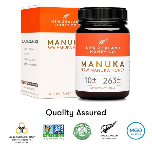 New Zealand Honey Co. Raw Manuka Honey UMF 10+ | MGO 263+, UMF Certified / 17.6oz - Image 2
