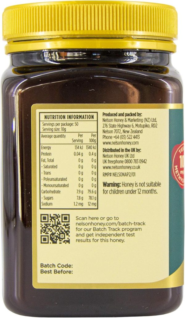 Nelson Honey UK Classic 100+mg Manuka Honey 500 g - Image 3
