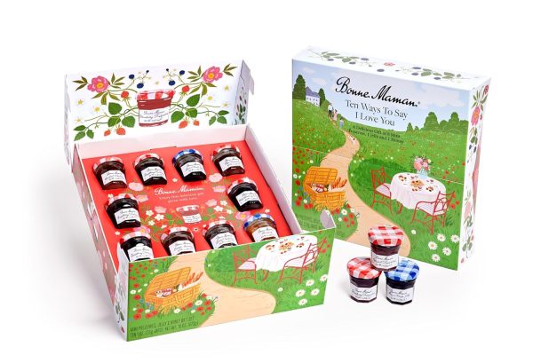 Bonne Maman "Ten Ways to Say I Love You", 9 Mini Fruit Spreads and 1 Honey - Image 5
