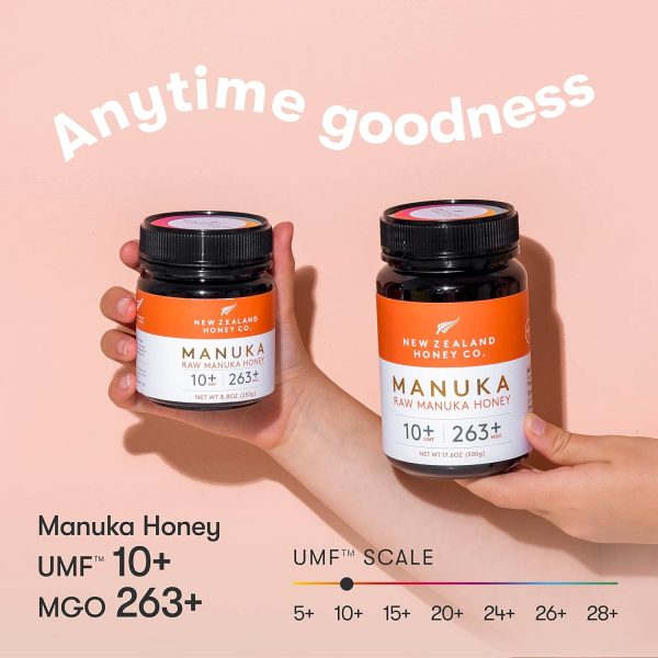 New Zealand Honey Co. Raw Manuka Honey UMF 10+ | MGO 263+, UMF Certified / 17.6oz - Image 6