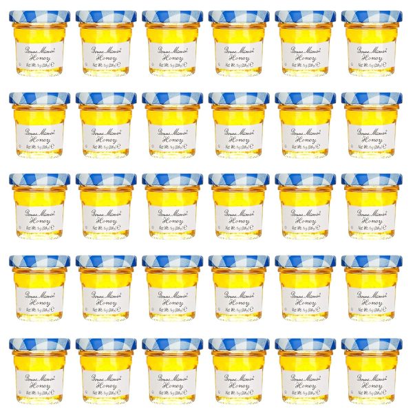 Bonne Maman Kosher Honey Mini Jars - 30 PCS x 1 OZ