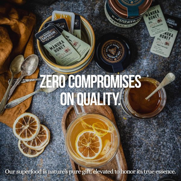 Manuka Emporium Raw New Zealand Manuka Honey Packets MGO263+ (UMF 10+ Equiv.) 24 x 0.18oz Individual Snaps | Ideal for Travel, Sports, Superfood Snacks and On-the-Go Daily Wellness - Image 9